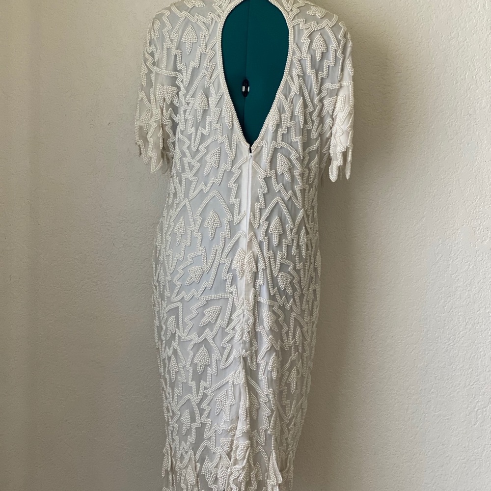 SOLDLaurence Kazar//Pearls Beaded/Ivory/White/Wedding - Picture 3 of 8